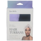 Wholesale - 2pc QUICK DRY HAIR TURBAN/TOWEL SET C/P 72, UPC: 769898974533